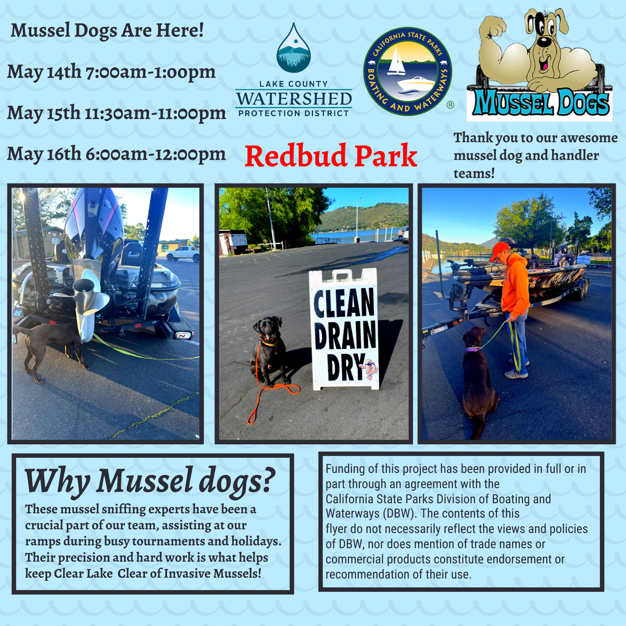 Mussel Dogs FB post 2025 Redbud